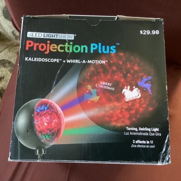 LED Light Show Projection Plus Kaleidoscope + Whirl-A-Motion - Picture 10 of 11